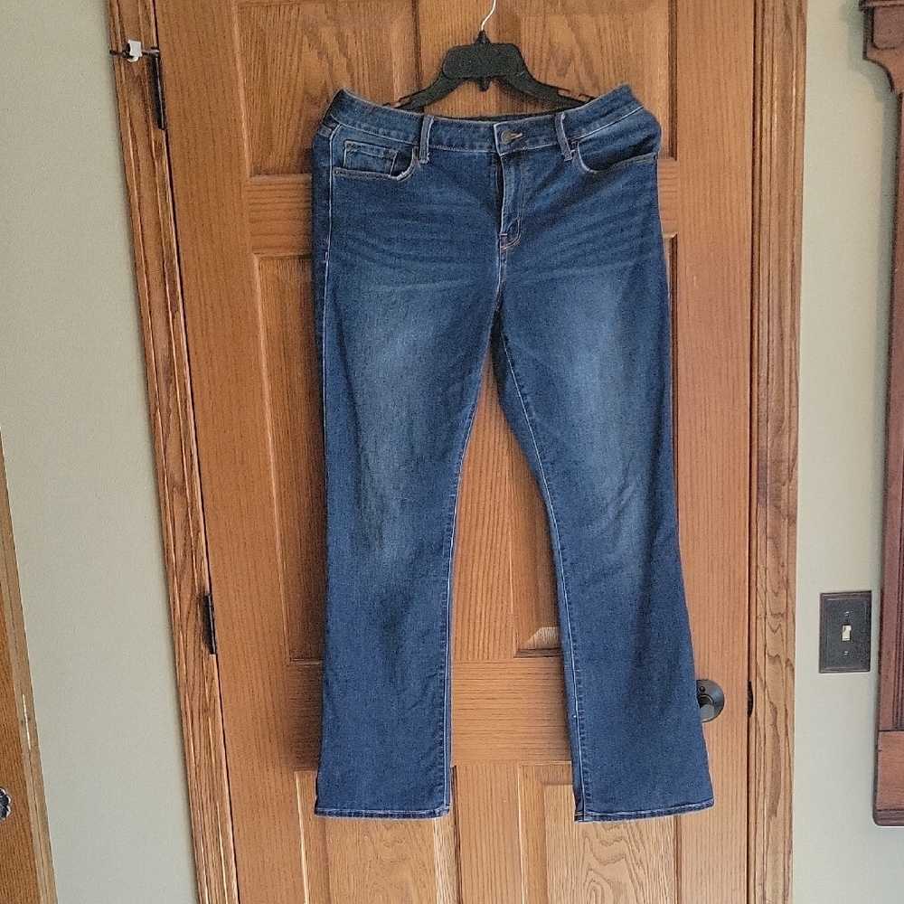 Old Navy Women's Boot Cut Jeans - Blue Wash